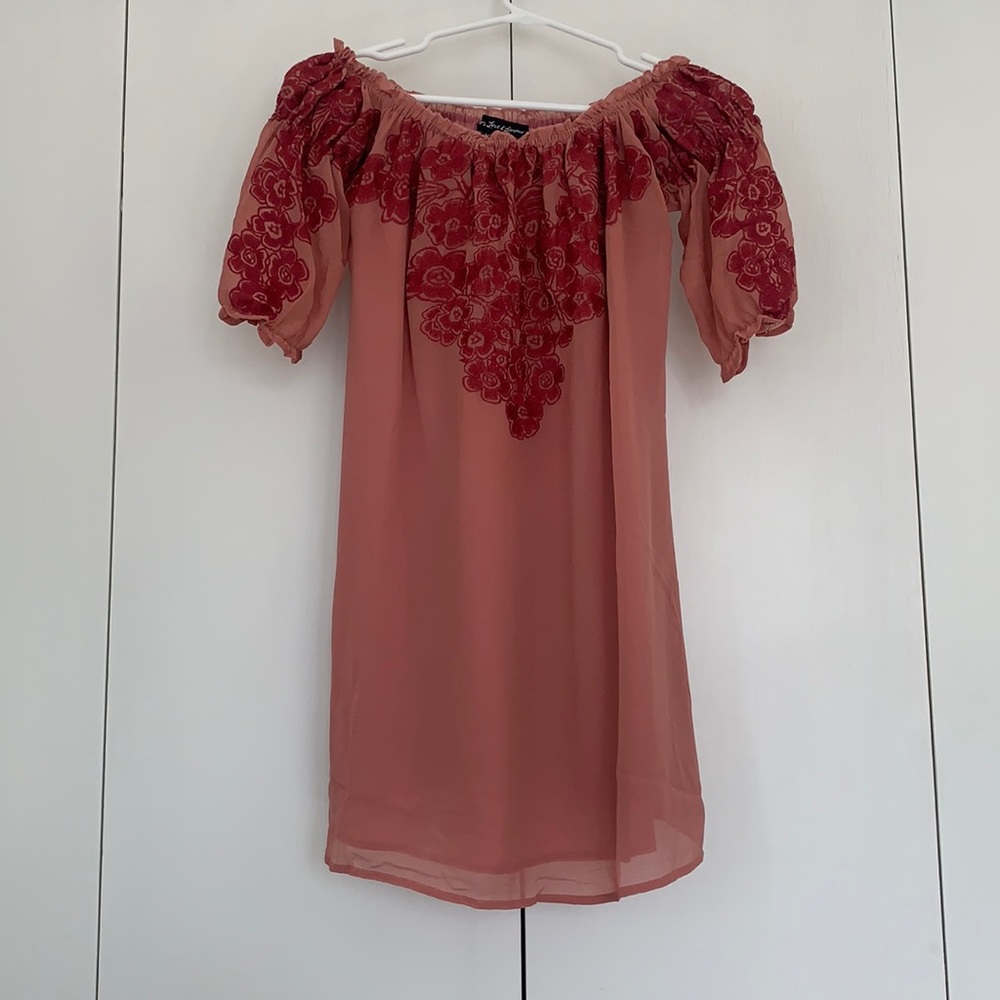 For love and lemons off the shoulder dress